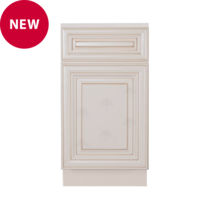Princeton Series Creamy White With Glaze Base Waste Basket Cabinet